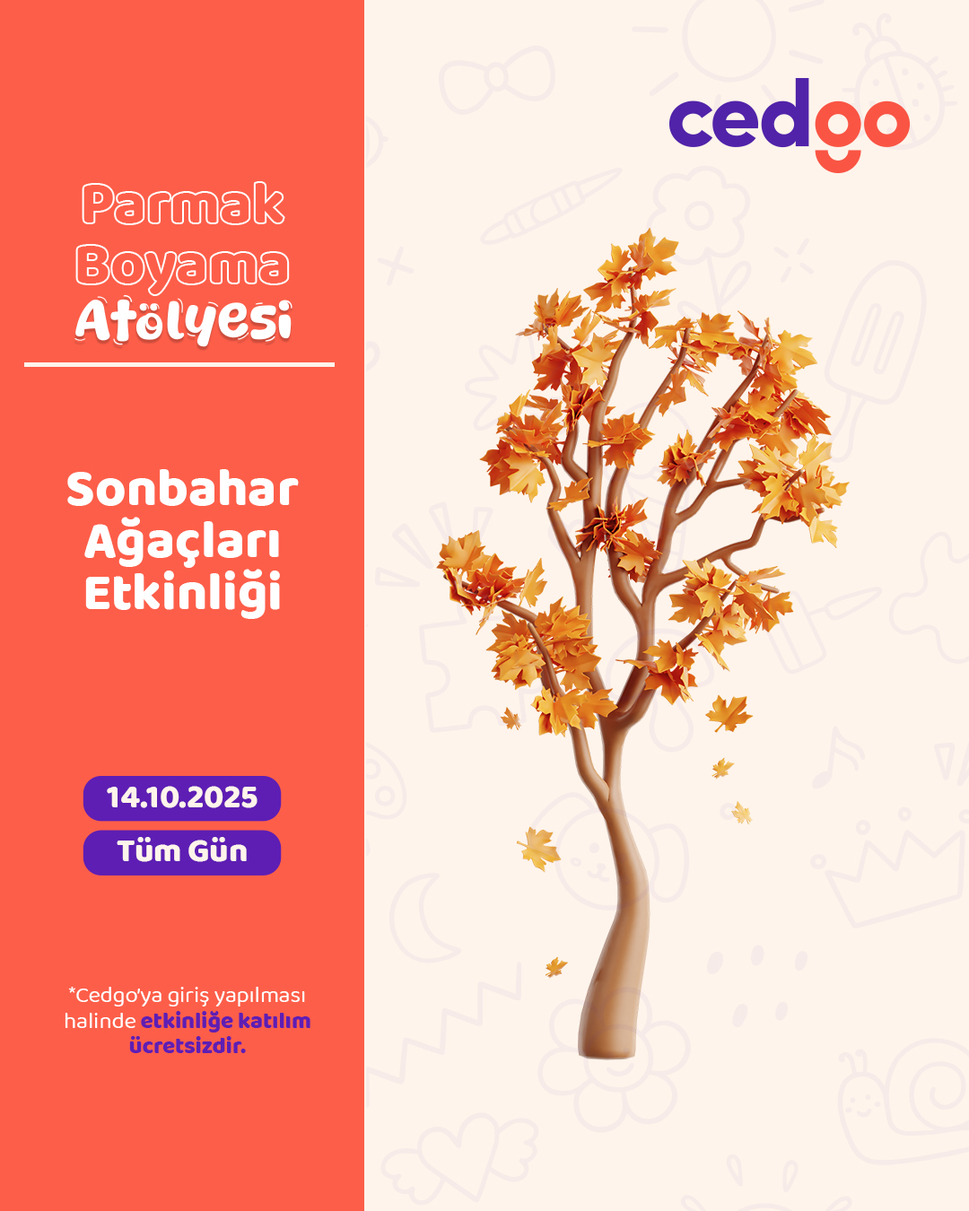 Cedgo "Sonbahar Ağaçları Etkinliği"